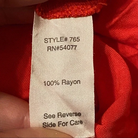 CAbi Lovely Day #765 Red Lobster Top size small - Picture 6 of 7